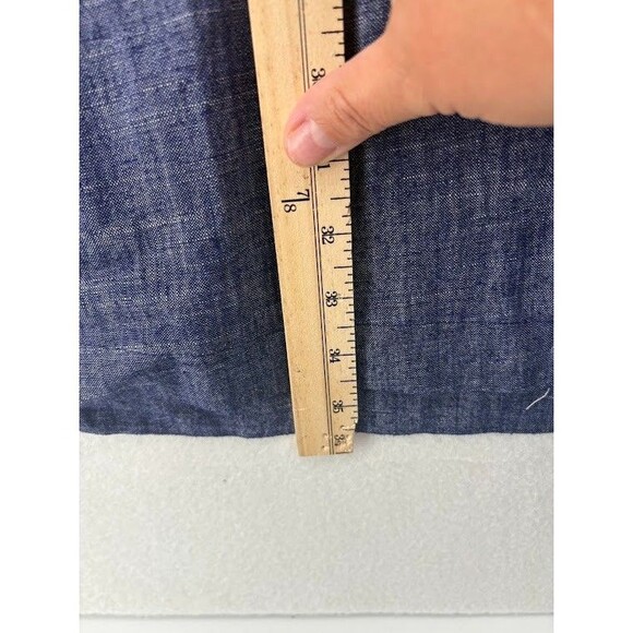 Women's 52Seven Plus Size 1X Button Down Denim Shirt Dress Chambray Boutique - Picture 5 of 7